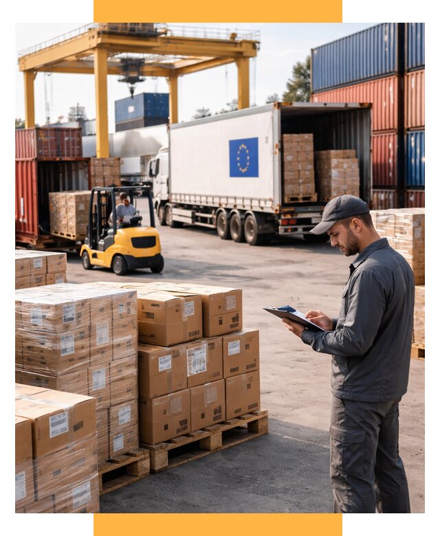 Доставка грузов из Европы от 12511 р., логистика СетСервис-Чрм