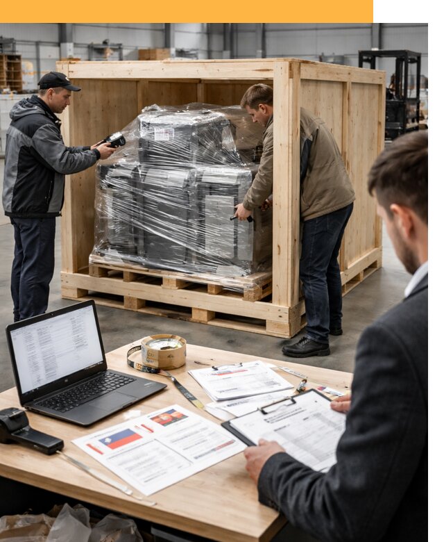 Доставка промышленного оборудования из США от 67769 руб