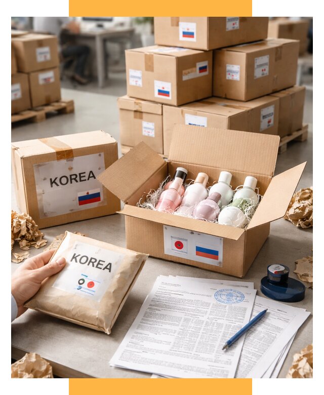 Доставка косметики из Кореи от 8862 р. под ключ | СетСервис-Чрм