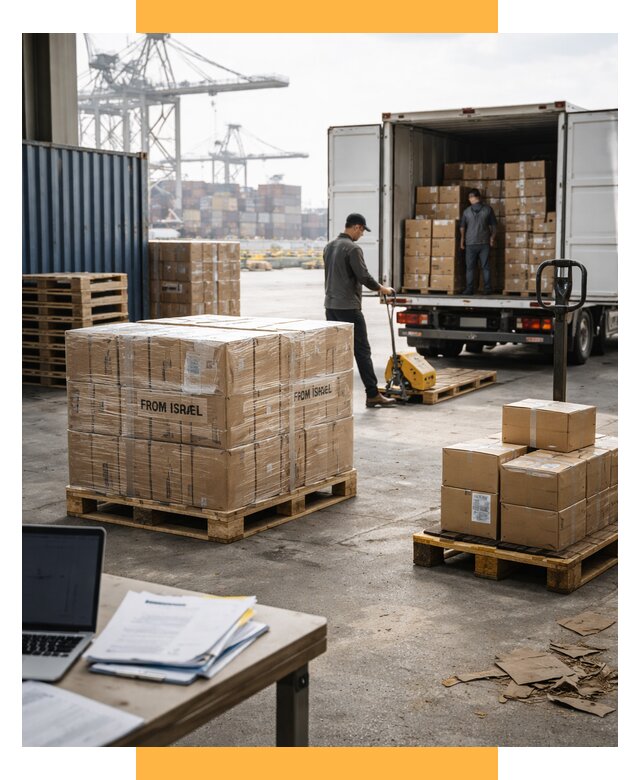 Доставка грузов из Израиля от 15639 р., логистика от СетСервис-Чрм