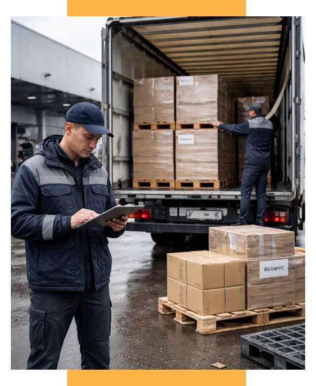 Доставка грузов из Беларуси от 15639 р. логистика СетСервис-Чрм