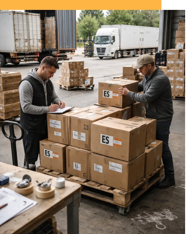 Доставка грузов в Испанию автотранспортом от 36491 руб