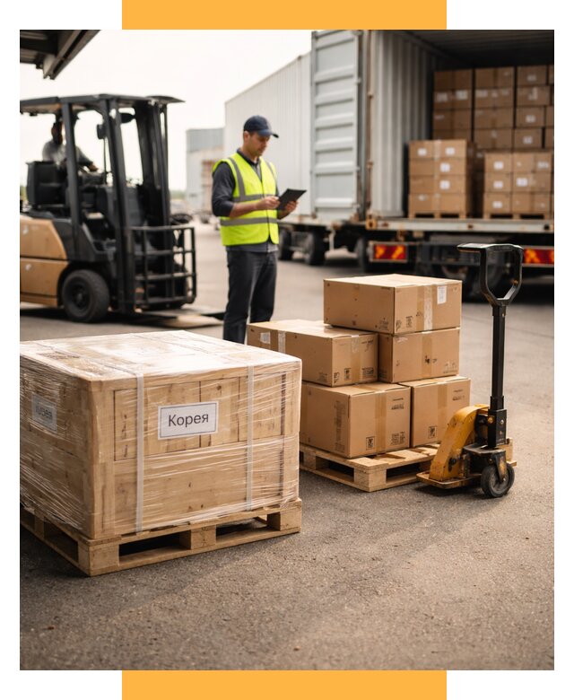Доставка грузов в Корею из России от 36491 р. | СетСервис-Чрм