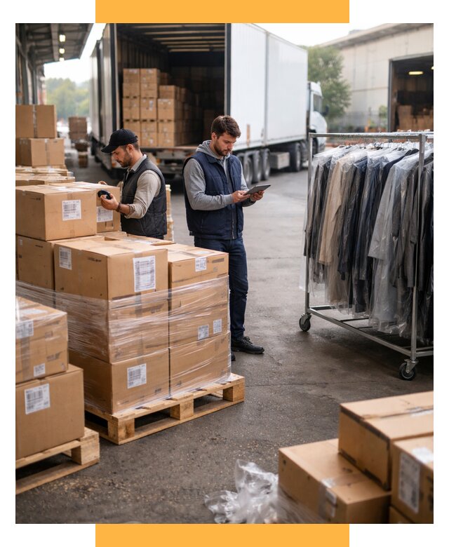 Перевозка и доставка одежды из Китая от 7820 р., СетСервис-Чрм