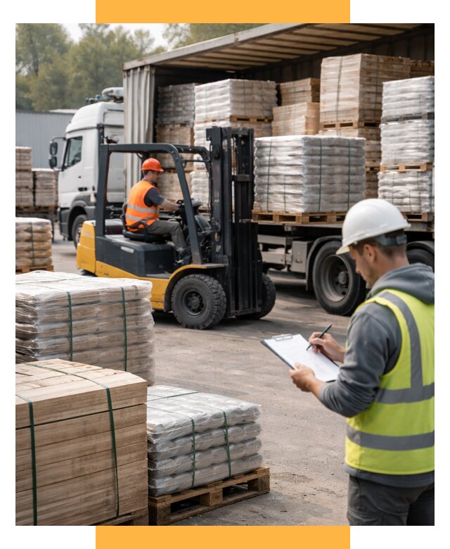 Перевозка строительных материалов от 5734 р. | СетСервис-Чрм