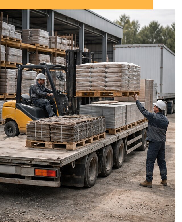 Перевозка строительных материалов по миру от 5734 руб