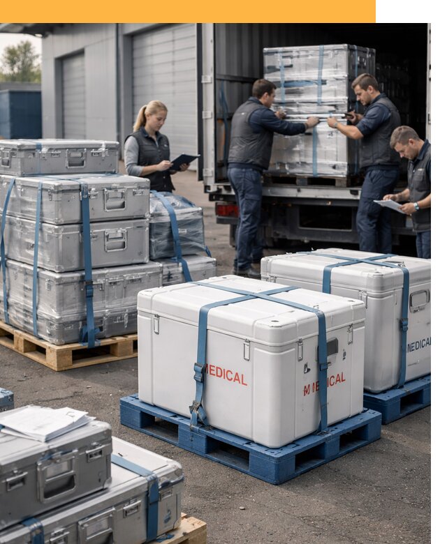 Перевозка медицинского оборудования по всему миру от 15639 руб