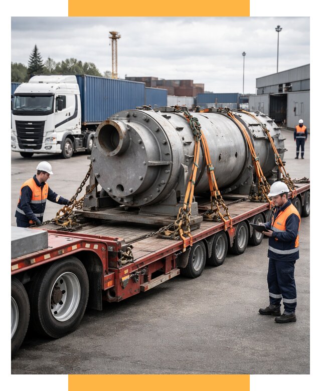 Перевозка тяжеловесных грузов под ключ от 156390 р. | СетСервис-Чрм