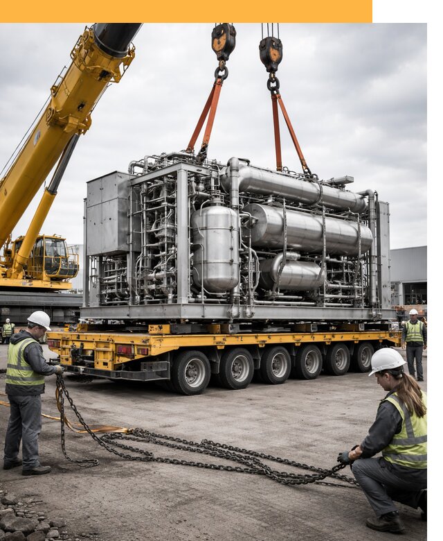 Перевозка тяжеловесных грузов по миру от 156390 руб