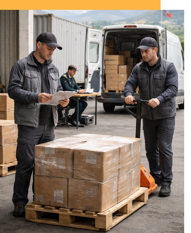 Доставка грузов через Армению, быстрая таможенная очистка от 26065