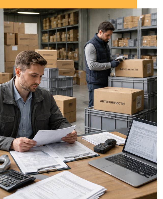 Таможенное оформление автозапчастей по выгодным тарифам от 8862