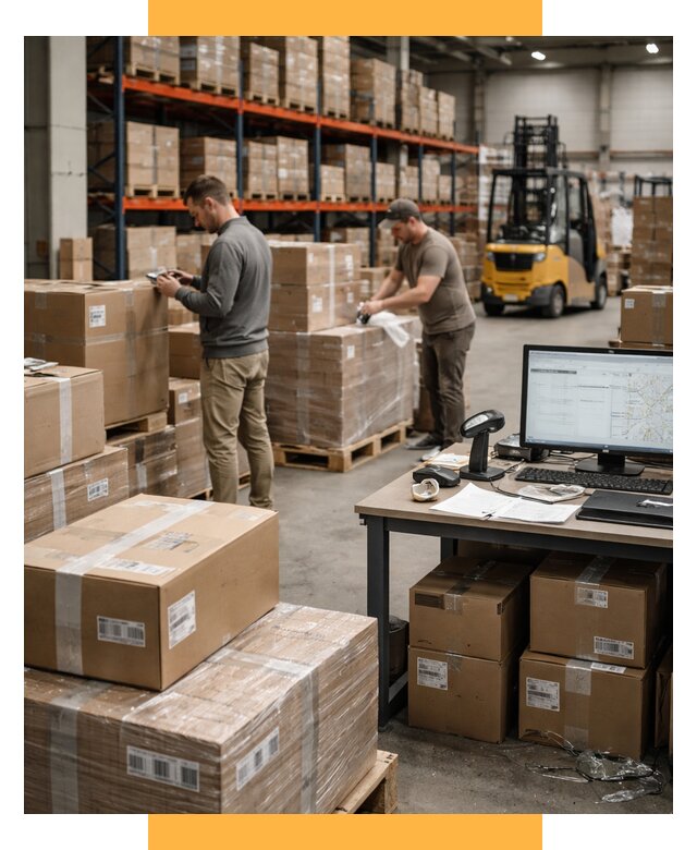 Склад консолидации в Европе от 6777 р., услуги СетСервис-Чрм