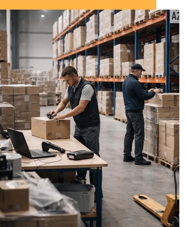 Склад консолидации в Европе: хранение, сортировка от 6777